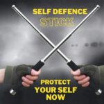 Original Self-Defense Magic Stick – Telescopic Steel Baton for Personal Safety & Emergency Protection