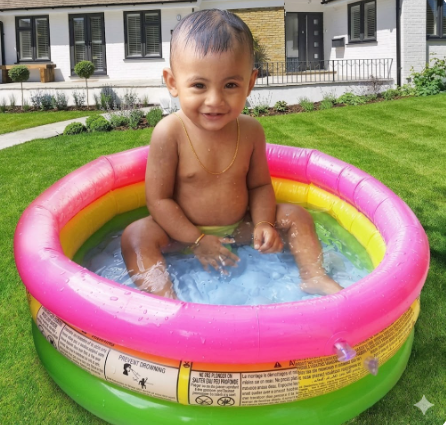 Intex Inflatable Baby Bath Tub Swimming Pool 24 inch