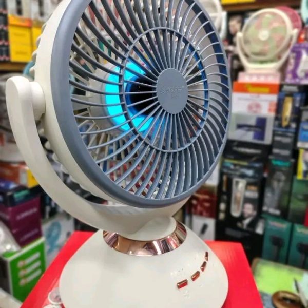 Jy Super JY-2570 9.4 Inch High Speed Rechargeable Table Fan