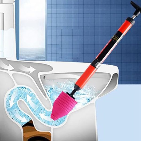 High Pressure Toilet Unblock Shot Toilet Plunger Drain Clog Remover-toilet plunger pump