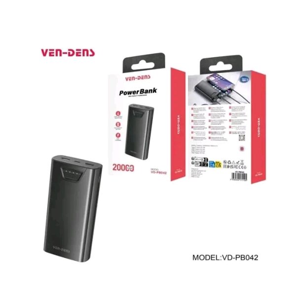 VEN DENS Power Bank 20000mAh battery