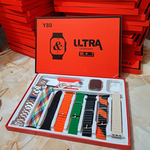 Y80 Ultra Smartwatch (8 Strap Edition)