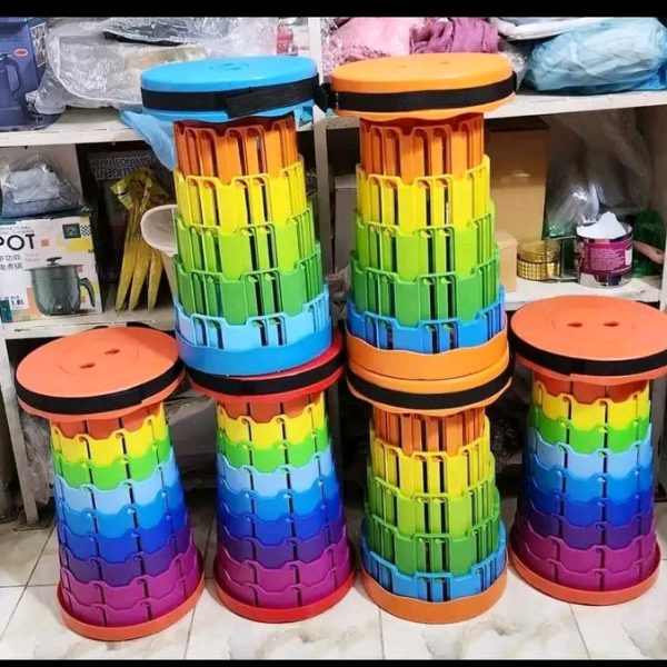 Portable Rainbow Folding Chair stool